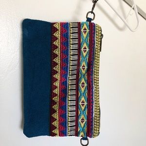 Small Suede Bag w/ Optional Strap